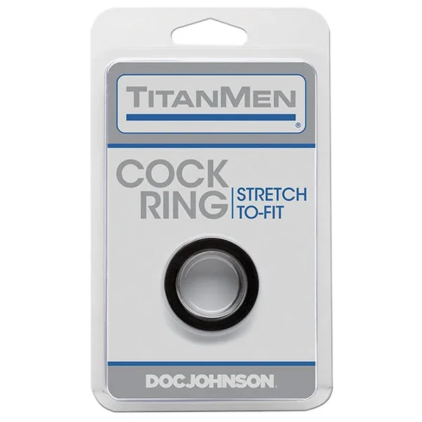 Titanmen Tools Cock Ring – Black
