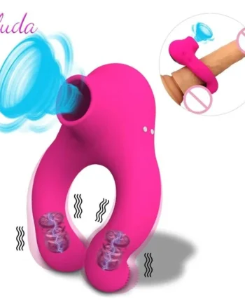 TLUDA Vibrator Cock Rings Sucking Penis Ring