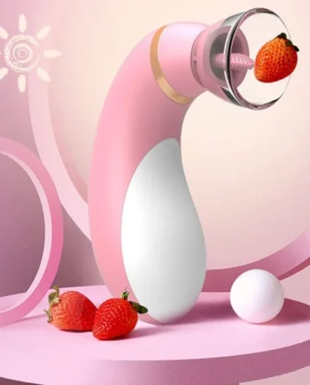 Tongue Licking Sucking Vibrator For G SPOT Vagina Breasts