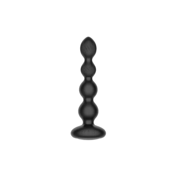 TORNADO Rotating Beaded Anal Probe – Black
