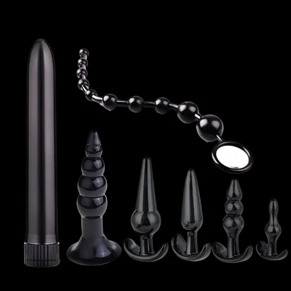 🍑 ToysPleasure™ Ultimate Silicone Plug Set – 4/5/7/8 Pcs of Pure Pleasure!