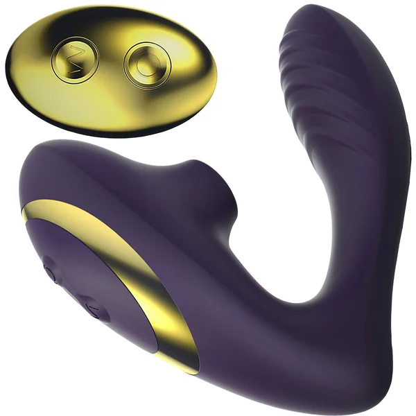 Tracy's Dog OG PRO 2 Clitoral Sucking Vibrator With Pleasure Air, G-Spot Vibration & Remote - Purple