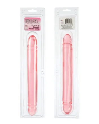 TRANSLUCENCE SMOOTH DBL DONG 12IN