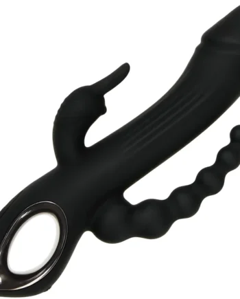 Trifecta Triple Stimulation Rechargeable Silicone Vibrator By Evolved Novelties