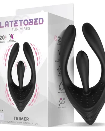 Trimer 3 Motors Flexible Stimulator USB Silicone