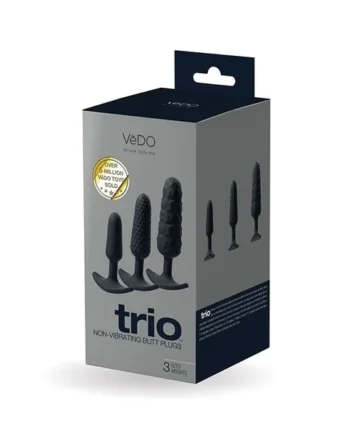 TRIO ANAL PLUG SET BLACK