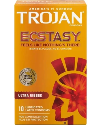 Trojan™ Ecstasy™ Ultra Ribbed Condoms