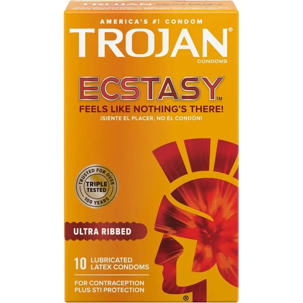 Trojan™ Ecstasy™ Ultra Ribbed Condoms