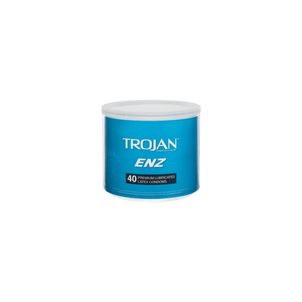 TROJAN ENZ LUBRICATED 40PC BOWL