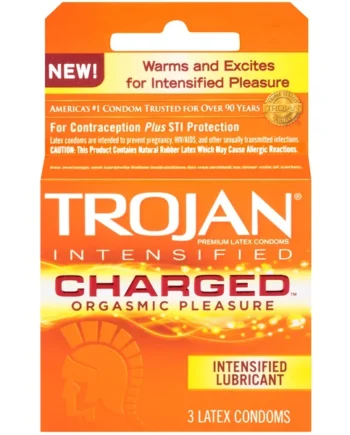 TROJAN INTENSIFIED CHARGED 3 PACK