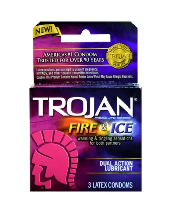 TROJAN PLEASURES FIRE & ICE 3PACK