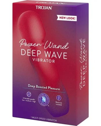 Trojan Power Wand Deep Wave Multi-Speed Clitoral Massager