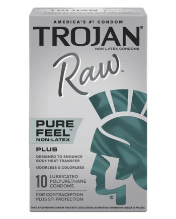 Trojan Raw Condoms (10 Pack)