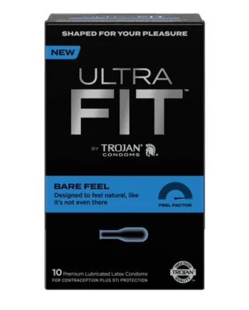Trojan Ultrafit Bare Feel Latex Condoms 10 Pack