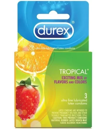 Tropical Flavors Condoms (3 Pack) | Durex