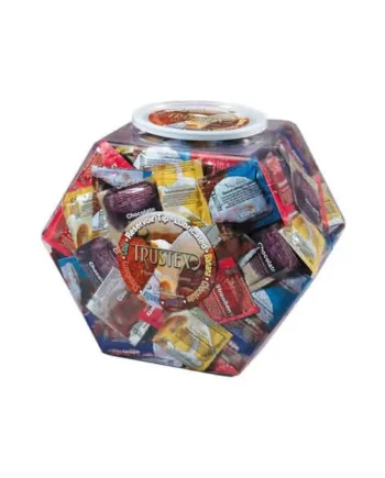 TRUSTEX CONDOMS 288PC BOWL ASSTD FLAVORS