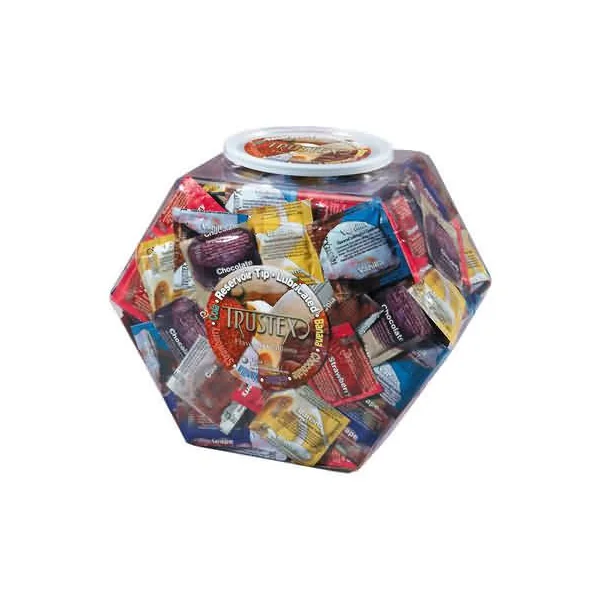 TRUSTEX CONDOMS 288PC BOWL ASSTD FLAVORS