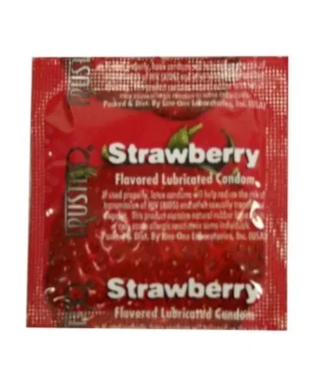 Trustex Flavored Lubricated Condoms - 3 Pack - Strawberry