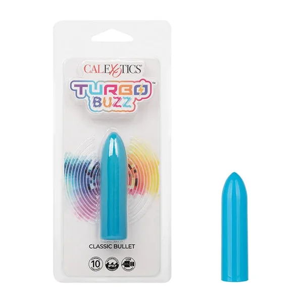 Turbo Buzz Classic Bullet Stimulator – Blue
