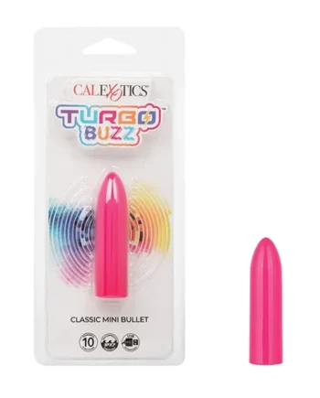 Turbo Buzz Classic Mini Bullet Stimulator – Pink