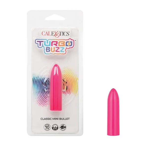 Turbo Buzz Classic Mini Bullet Stimulator – Pink
