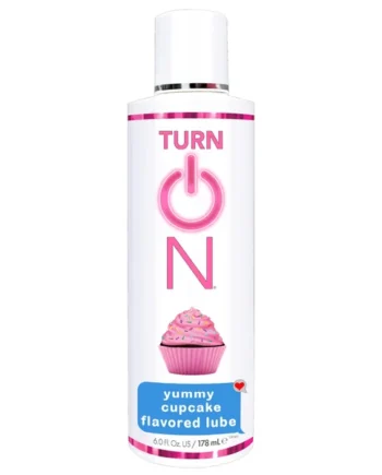 Turn on Yummy Cupcake Flavored Lube - 6 Fl. Oz.