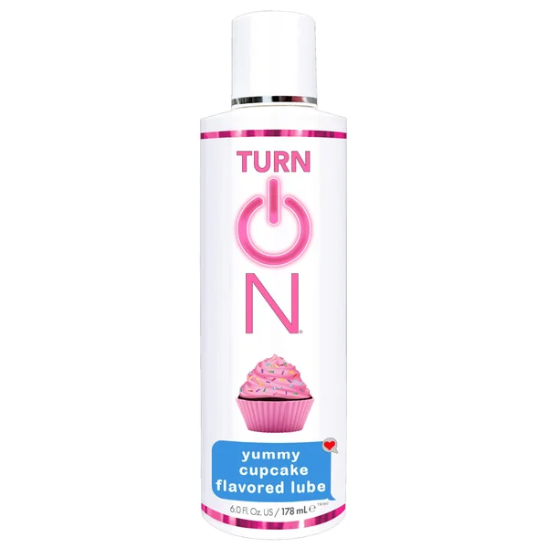 Turn on Yummy Cupcake Flavored Lube - 6 Fl. Oz.