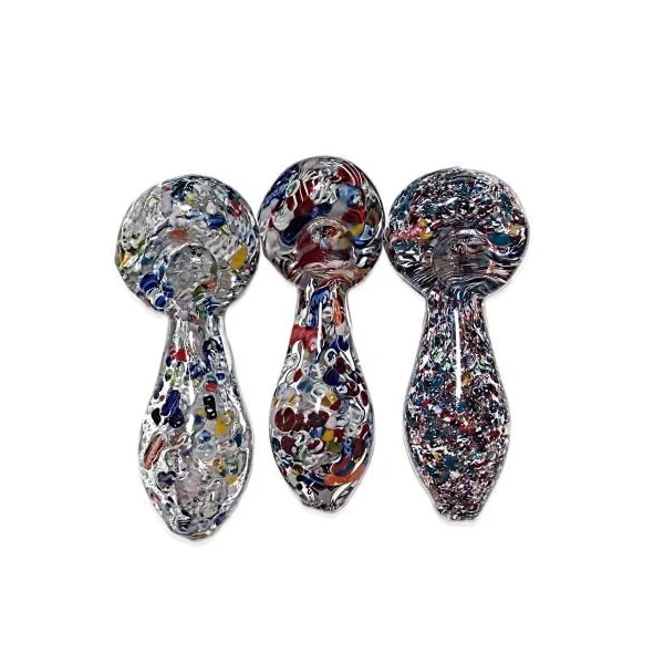 Twisting Color Art 3″ Long Egg Shaped Spoons