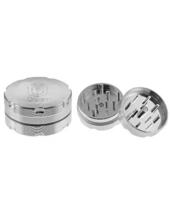 Uber Grinder 2pc CNC 50mm Silver