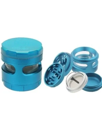 Uber Grinder 4.0 2.5in 4pc CNC W/Window Aqua