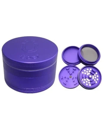 Uber Grinder 5.0 2.5in 5pc 63mm CNC Matte Purple