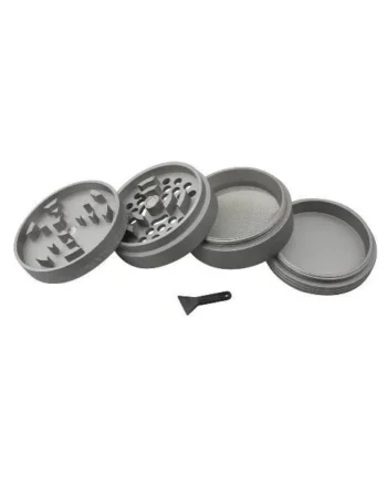 Uber Grinder 5.0 None Stick 4pc 2.5in 63mm Matte Grey