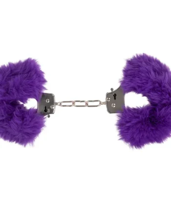 Ultra Fluffy Furry Cuffs in Purple