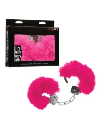 Ultra Fluffy Furry Cuffs – Pink