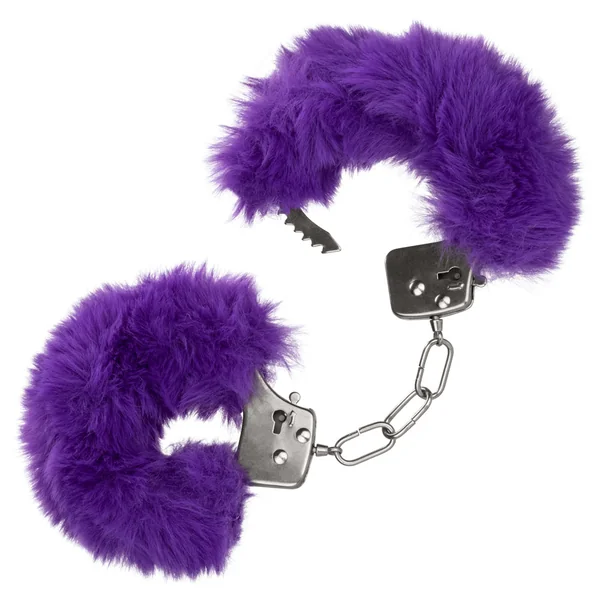 Ultra Fluffy Furry Lockable Metal Handcuffs