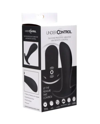 Under Control Silicone Prostate Vibrator with Remote Control