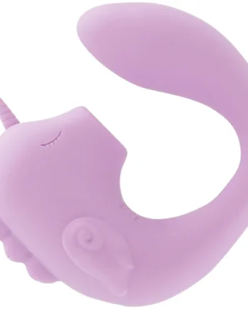 Unihorn C-Horse Marina Lilac Massaging Silicone Clitoral Vibrator