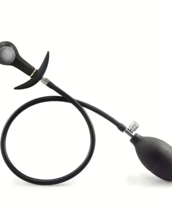 Unisex Anal Plug With Inflation Controller Inflatable Silicone Flirting Adult Toy