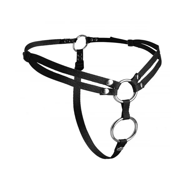 Unity Double Penetration Strap on Harness