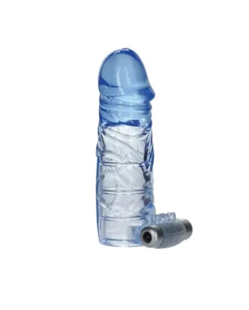 Up Extended It Up Vibrating Extension Sleeve - Blue