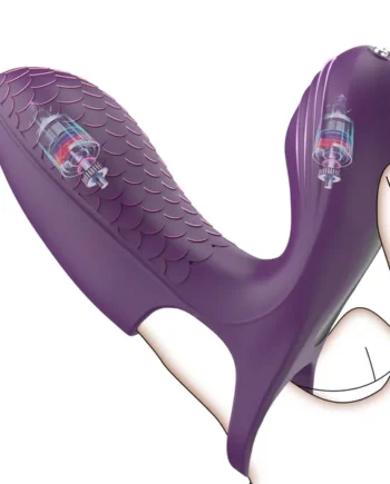 Upgraded 2-in-1 Double Vibration Finger Vibrator for G spot Clitoral Stimulation