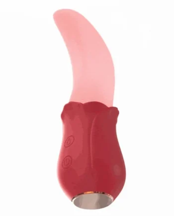 Upgraded Rose - 20 Frequency Tongue Licking Vibrator