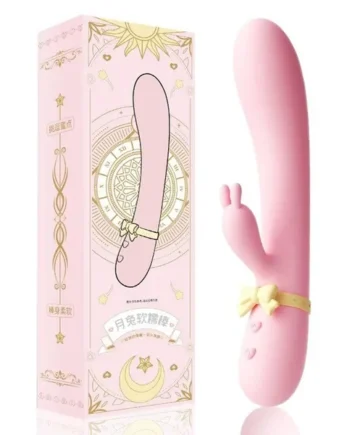 UYO Silicone Rabbit Vibrator – USB Rechargeable, Waterproof G-Spot & Clitoral Stimulator