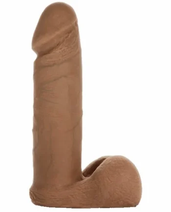 VAC U LOCK ULTRASKYN COCK BROWN 6IN