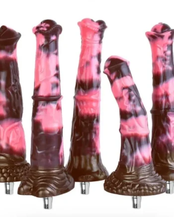 VAZEEK Silicone Dildo Attachments - 11 Styles for Sex Machines
