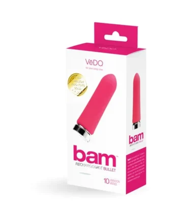 VeDO Bam Rechargeable Bullet – Foxy Pink