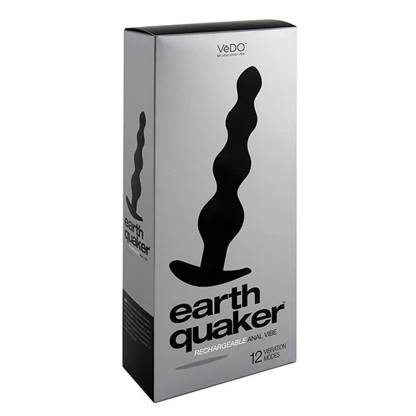 Vedo Earth Quaker Anal Vibe - Just Black