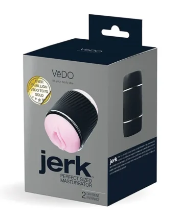 VeDO Jerk Masturbation Sleeve – Black/Pink