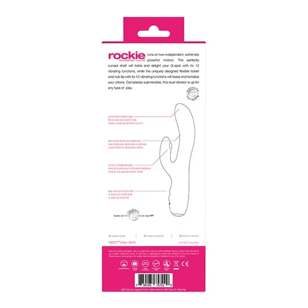 Vedo Rockie Rechargeable Dual Vibe
