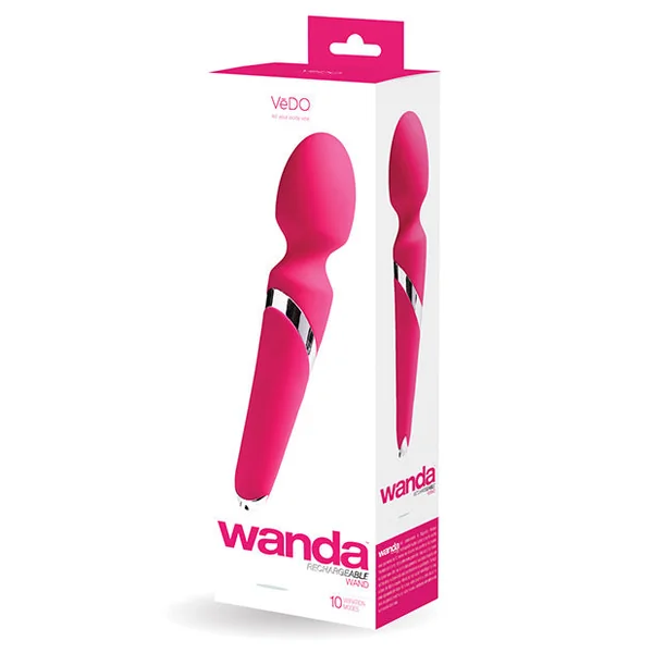 Vedo Wanda Rechargeable Wand - Foxy Pink